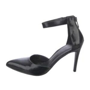 Adolfo Dominguez Camel Leather D'Orsay Pumps